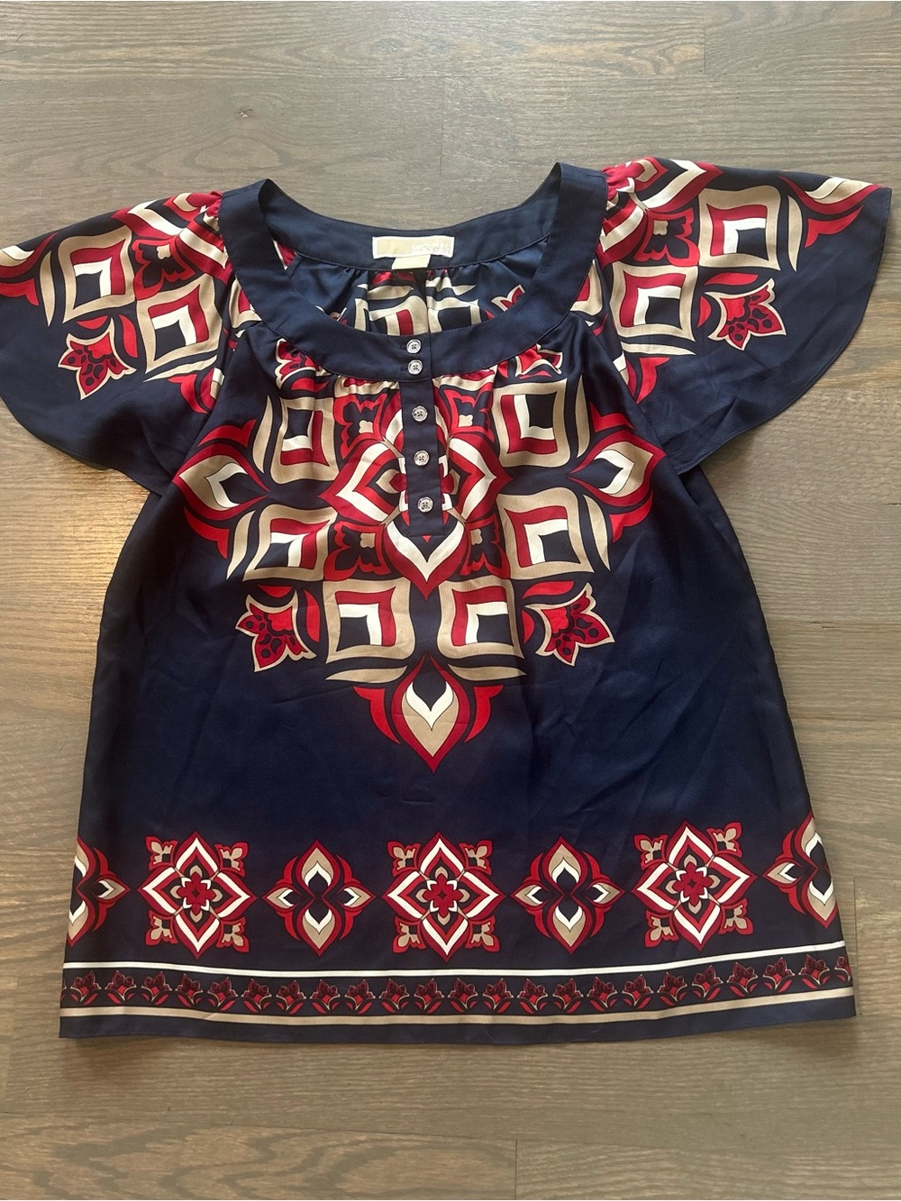 Michael Kors 100% Silk Blouse size M